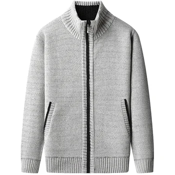 Iki 2023 m. Rudens/Žiemos vyrų džemperis Mados megzti megztinis vyrams aukštos kokybės megztinis korėjos atsitiktinis striukė vyrų megztinis su užtrauktuku 8811