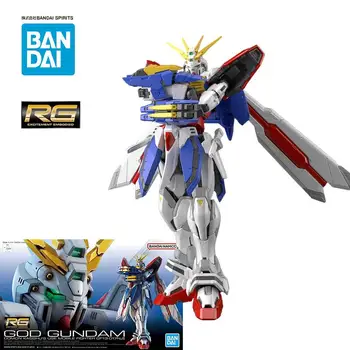 Bandai Originali Rg 1/144 Gf13-017NJll Dievas Gundam Anime Surinkto Modelio Lėlė Pav Žaislų, Animacinių filmų Kalėdų Dovana