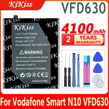 4100mAh KiKiss Baterija VFD 630 Už Vodafone Smart N10 VFD630 Didelės Talpos Baterijas