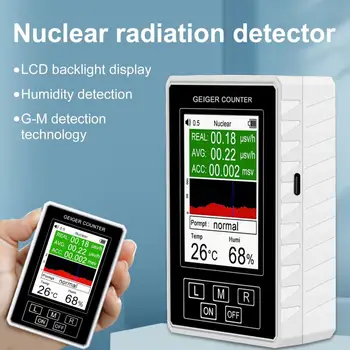 LCD Ekranas BR-9B XR1 Pro Geigerio Skaitiklis, Radiacijos Detektorius, Beta, Gama, rentgeno Asmeninis Dozimetras Pramonei