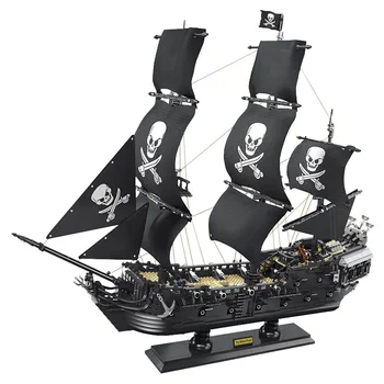 Sandėlyje Karibų Black Pearl Burlaivis Piratų Laivo Modelį, Statyba Blokai SS Plytų Nustatyti Švietimo Žaislai, Dovanos Vaikams