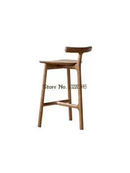 Kietosios medienos baro kėdė Šiaurės šalių namų ūkių šiuolaikinės paprasta aukštos kėdžių, baro kėdžių, baro kėdės atlošas Club registratūra baro kėdė