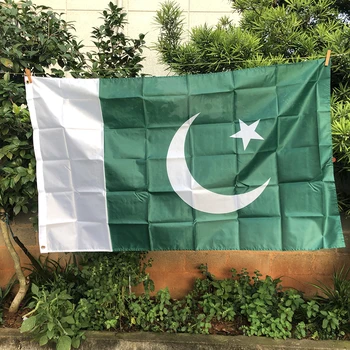 Z-VIENA VĖLIAVA, Pakistanas vėliavos 3x5 Metrų 90x150cm poliesteris kabinti Super Poli futbolo VĖLIAVOS Patalpų Lauko Poliesteris Vėliava