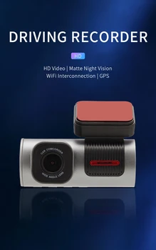 3.16-inch dual-įrašymo WIFIGPS mobiliųjų greičio nustatymo paslėptas HD automobilio diktofonas automobilių priekiniai + galiniai automobilio priekyje + automobilis + WIFI + GPS