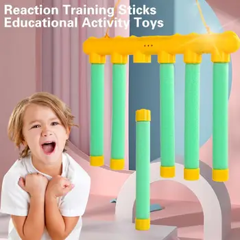 1 Nustatykite Reakcijos Mokymo Lazdos Juokinga Lygaus Paviršiaus Smegenų Žaidimas, Vaikų Vertus Greičio Iššūkis Žaidimas Vaikui Žaislus