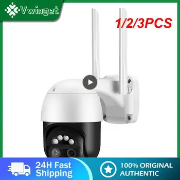 1/2/3PCS 4K IP Kamera Dual-Objektyvas 2,8 mm + 12mm WiFi Saugumo VAIZDO Kamera Spalvos Naktinio Matymo 8X Digital Zoom Stebėjimo kamerų