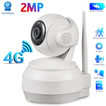4G SIM Kortelės Belaidžių IP kamerų 1080P Baterija Home Security Dome PTZ Kamera, 2-Way Audio VAIZDO Tinkle Vaizdo Stebėjimo Kameros