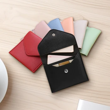 1PC minimalistinio kredito kortelės turėtojas unisex-ultra plonas kortelė, maišelis laisvalaikio sankabos krepšys, piniginė
