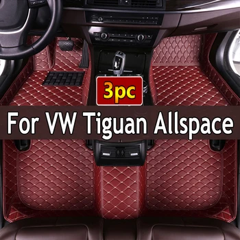 Grindų Kilimėliai Volkswagen Tiguan Allspace SKELBIMŲ BW 2017~2022 Vandeniui Kilimas Automobilio Grindų Kilimėlio Tapis Voiture Automobilių Aksesuarų, Interjero