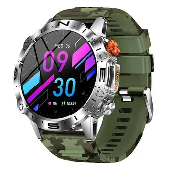 K59 Smart Laikrodžiai 1.43 colio AMOLED Vyrai Lauko Sporto Smartwatch 360mAh Baterija Širdies ritmo Monitorius 