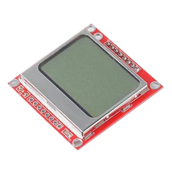 5110 LCD red ekranas LCD modulis raudona PCB