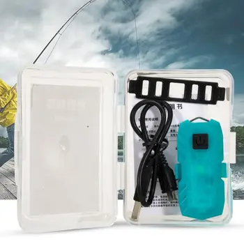 Ultralight ABS Prasme Žvejybos Šviesos diodų (LED Šviesos Lengvas Auto-indukcijos Žvejybos Masalas Šviesos Naktį Žvejybos USB Žvejybos Šviesos