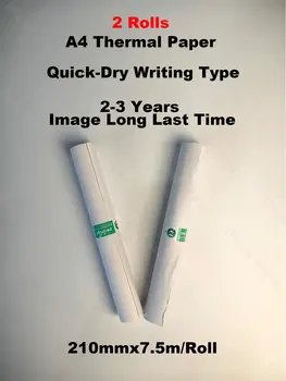 PeriPage Šilumos A4 Popieriaus A40 Spausdintuvo Quick Dry Rašyti Tipas Ištisinio Popieriaus Ritinį Terminio Popieriaus Papel Termico