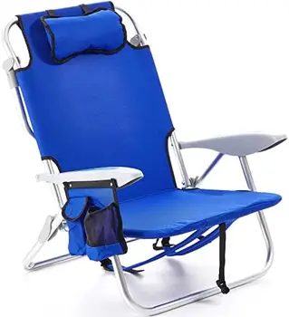 Paplūdimio Kėdės Suaugusiems, Lauko Lengvas Stovyklavimo Kėdė lygūs Lankstymo Kuprinė Paplūdimio Sėdima Kėdė su 4 Padėčių Galva