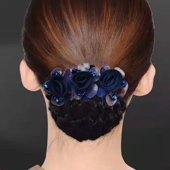Korėjos versija Zawalcowany šilko siūlai gėlių pavasario plaukų įrašą grynųjų kišenėje banko slaugytojo profesinės moterų mada, plaukų aksesuarai