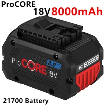 18V 8000mAh ProCORE Ersatz Batterie für 18V Profesionalūs Sistema Belaidžius Werkzeuge BAT609 BAT618 GBA18V80 21700 Zelle
