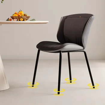 Kambarį Metalo Valgomojo Kėdės Kaimiškas Dizaineris Miegamasis Tingus Kėdė Tuštybės Unikalus Sillas Para Sala De Estar Italijos Ornamentu