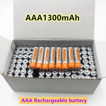 1.2 V AAA1300 baterija 1300mAh 3A Įkraunamos baterijos NI-MH 1.2 V AAA baterijos Laikrodžiams, pelės, kompiuterių, žaislai t.t.